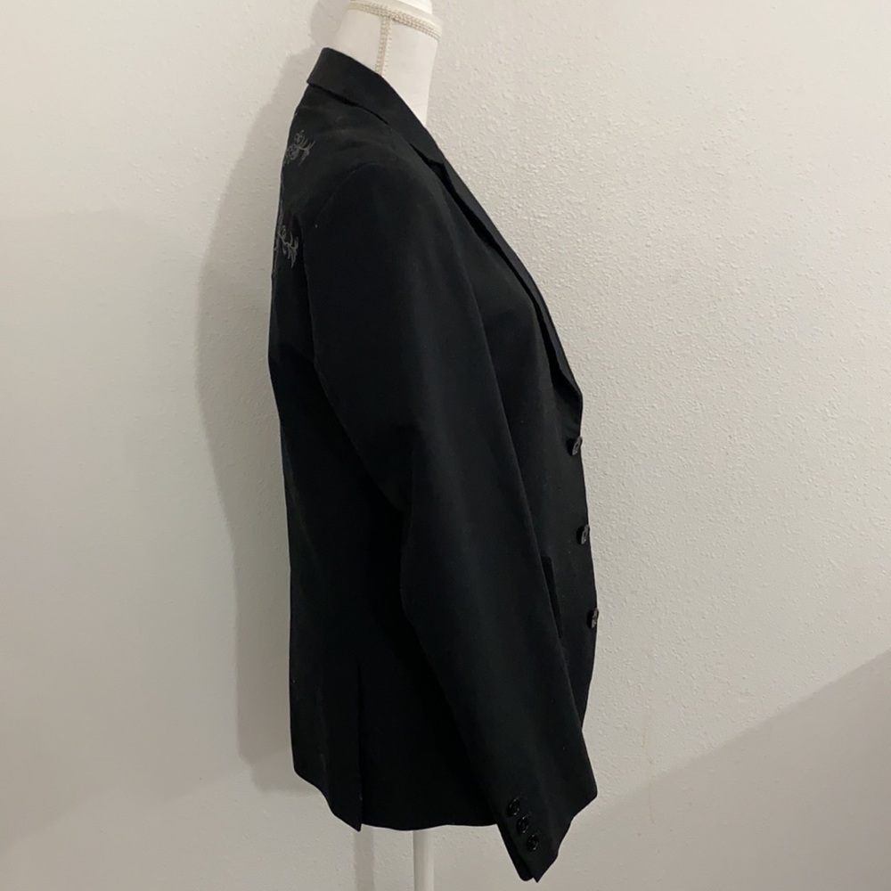 Guess Sport Coat Blazer Embroidered back design - Picture 3 of 6